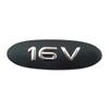 BSP1000 Black Chrome 16V Mould Badge Monogram Emblem 7700422227 for Renault Clio  Kangoo 119 Mm X 39 Mm Made In Turkey
