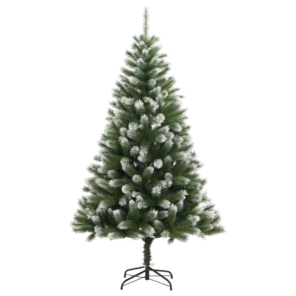 Artificial Christmas Tree Foldable Snow Flocked 180 cm