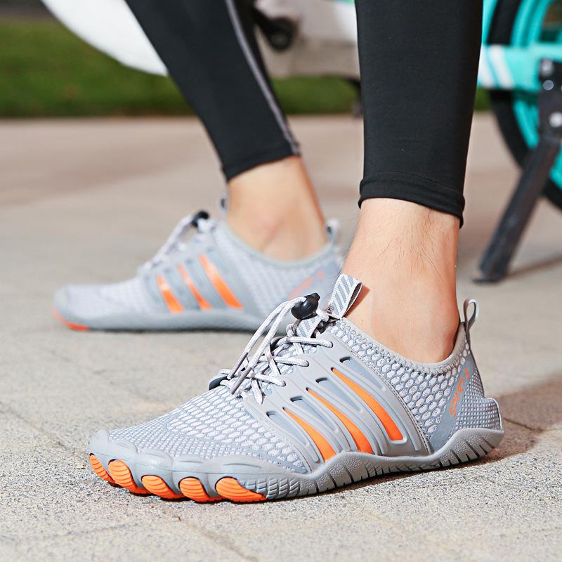 Легкая мужская летняя пляжная обувь, женская обувь с дышащей сеткой, болотная обувь цвета морской волны, быстросохнущая водная обувь для пешего туризма, серфинга