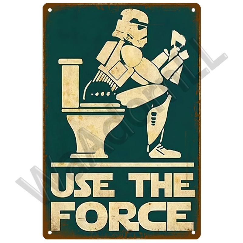 WC туалетная жестяная вывеска плакат винтажные настенные постеры металлический знак декоративная настенная тарелка кухонная табличка металлический винтажный декор аксессуары