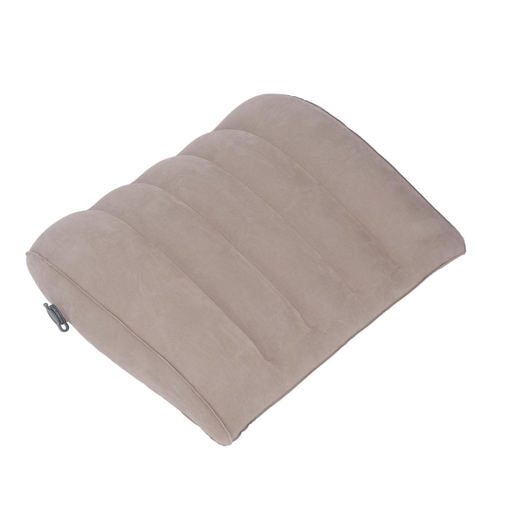 Inflatable Lumbar Pillow Portable Inflatable Lumbar Support Pillow for Car Office Travel Gray
