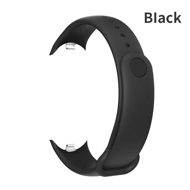 Ремешок LUJING для Xiaomi Mi Band 8, силиконовый спортивный ремешок, раздвижной демонтажный браслет для Mi Band 8, NFC браслет, аксессуары для умных часов
