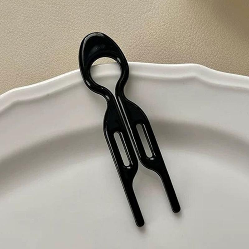 12PCS Elegant U Shape Twist Hair Pin Strong Hold Invisible Bun Pins Hairpin For Women Long Hair Styling Accessories