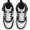 Nike Air Force 1 Mid Защита от пинков и истирания Детские скейтбордические ботинки Черно-белые FJ1917-600