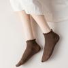 Women Ruffle Short Socks Japanese Fashion Cute Low Cotton Ankle Breathable High Quality Sock