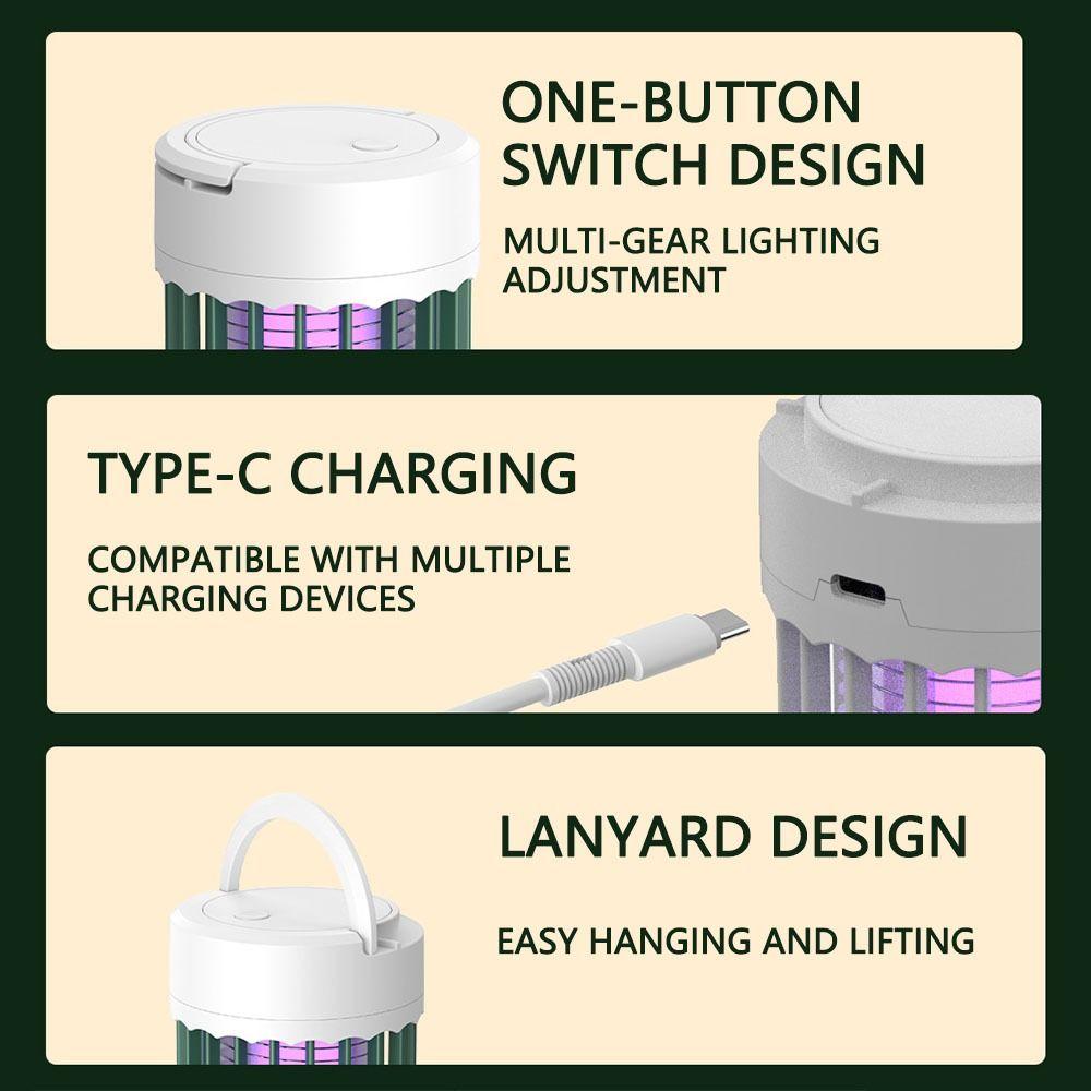 Беспроводная ловушка для комаров, низковольтный подключаемый уничтожитель комаров, многофункциональная лампа от комаров, для улицы