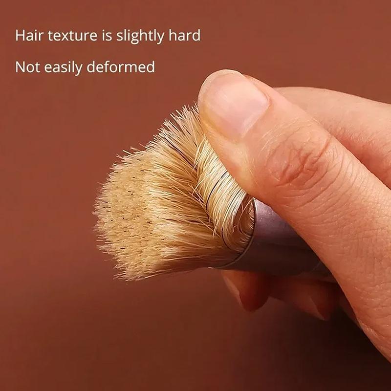 3 шт. Деревянная трафаретная кисть Diy из натуральной щетины, идеально подходящая для акриловой краски, дерева, масляной живописи