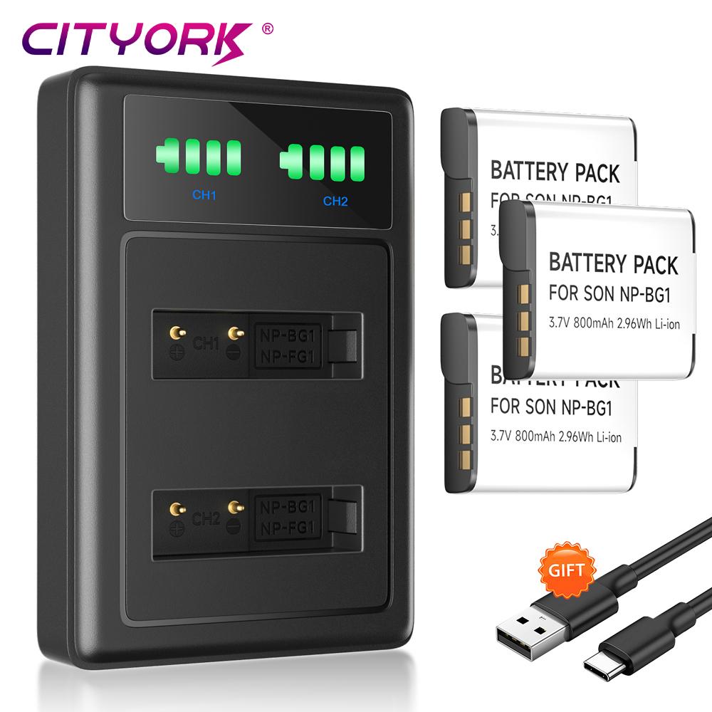 NP-BG1 Battery LED Dual USB Charger For SONY DSC-H3 DSC-H7 DSC-H9 DSC-H10 DSC-H20 DSC-H50 DSC-H55 DSC-H70DSC-W300 W210 WX10  HX5C W220 WX1 W170 H50