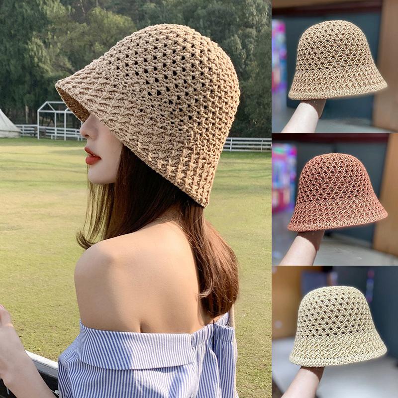 Girls Sun Hat Wide Brim Floppy Summer Hats For Women Beach Panama Hats