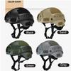Sturdy Tactical Helmet Abs Material Perfect For Running Cycling Extreme Sports And Martial Arts
