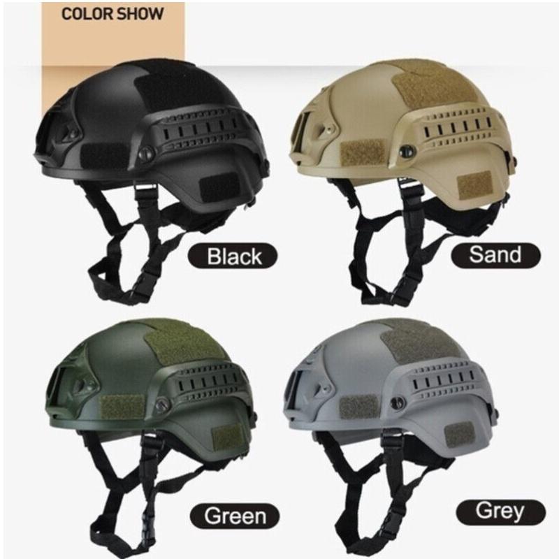 Sturdy Tactical Helmet Abs Material Perfect For Running Cycling Extreme Sports And Martial Arts