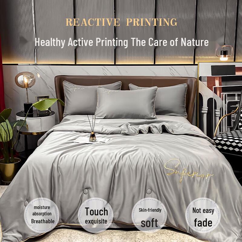Nanjiren NJXB314 Machine Washable Ice Silk Fiber Quilt