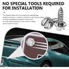 WZP 8 PCS License Plate Screw Kit, Stainless Steel Bolt Fasteners, Hexagon Head Rustproof Self Tapping Mounting Bolts, Universal for Front Rear