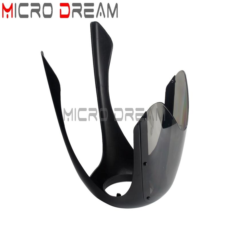 Полуобтекатель Стиль 6-1/4" Ветровое стекло Обтекатель фары Кожух Для Ducati Moto Guzzi BMW Cafe Racer Bobber Scrambler Ретро Круизер