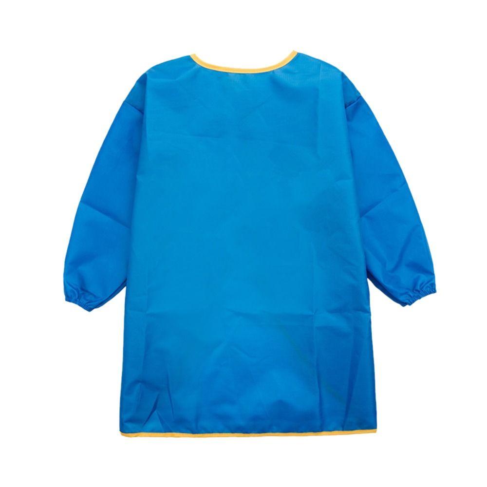Waterproof Long Sleeve Apron PVC Feeding Apron Portable Sand Tower Smock Apron  Home