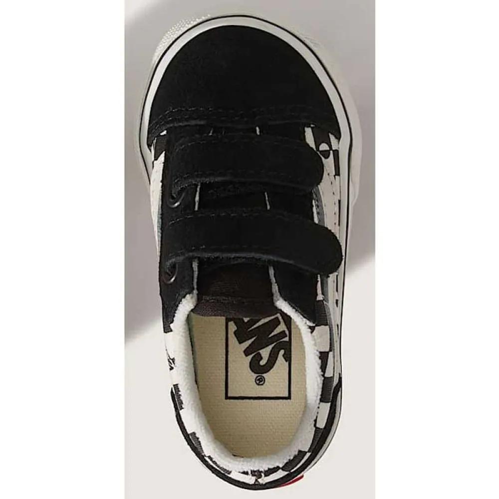 Vans old skool v sneakers velcro closure black