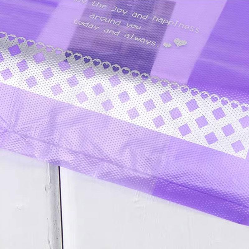 50 шт., толстая ручка для покупок, пластиковый пакет, многоразовая упаковочная сумка, браслет для супермаркета, прозрачные сумки для покупок с фруктами и едой, жилет, сумка