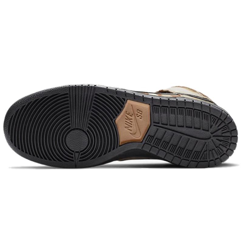 Nike SB Dunk High Pro Коричневый Камуфляж 2019 Обувь для Скейтбординга BQ6826-200