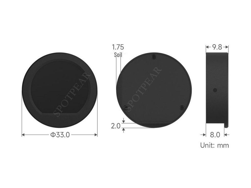 Raspberry Pi Pico RP2040 Board with 0.99" Round LCD & Metal Case