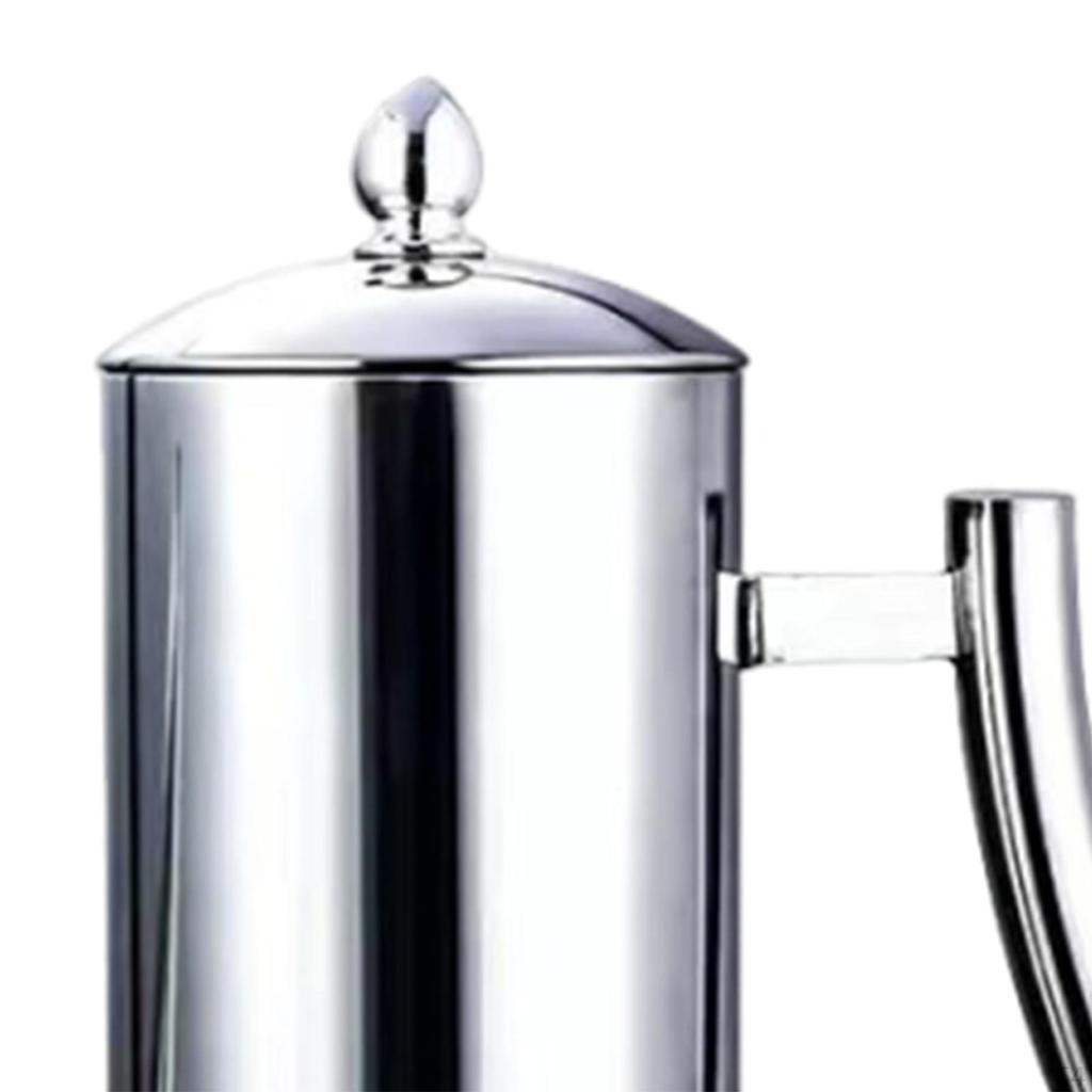 Кофейник, чайник, прочный многофункциональный кухонный винтажный стальной ресторанный чайник с ручкой