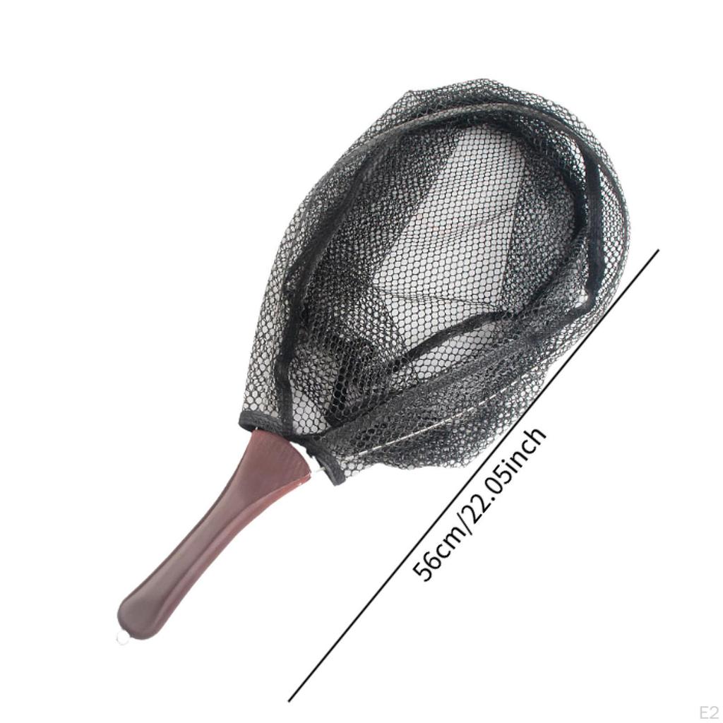 Fishing Mesh Net Gear Anti Slip Handle Foldable Landing Nets