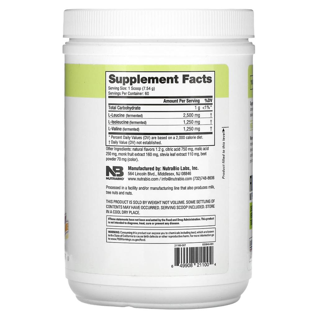 Bcaa 5000, Клубничный лимонад, 452 г(1 фунт)