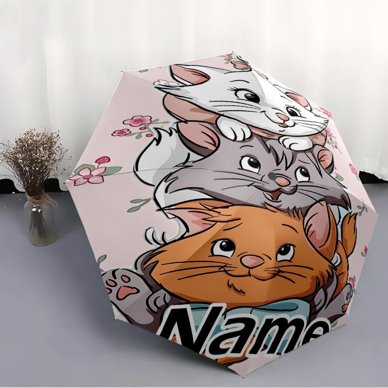 Personalized Name M-Marie Print Umbrella - Automatic Open/Close, Eight-Rib Durable Frame, Automatic Folding Umbrella