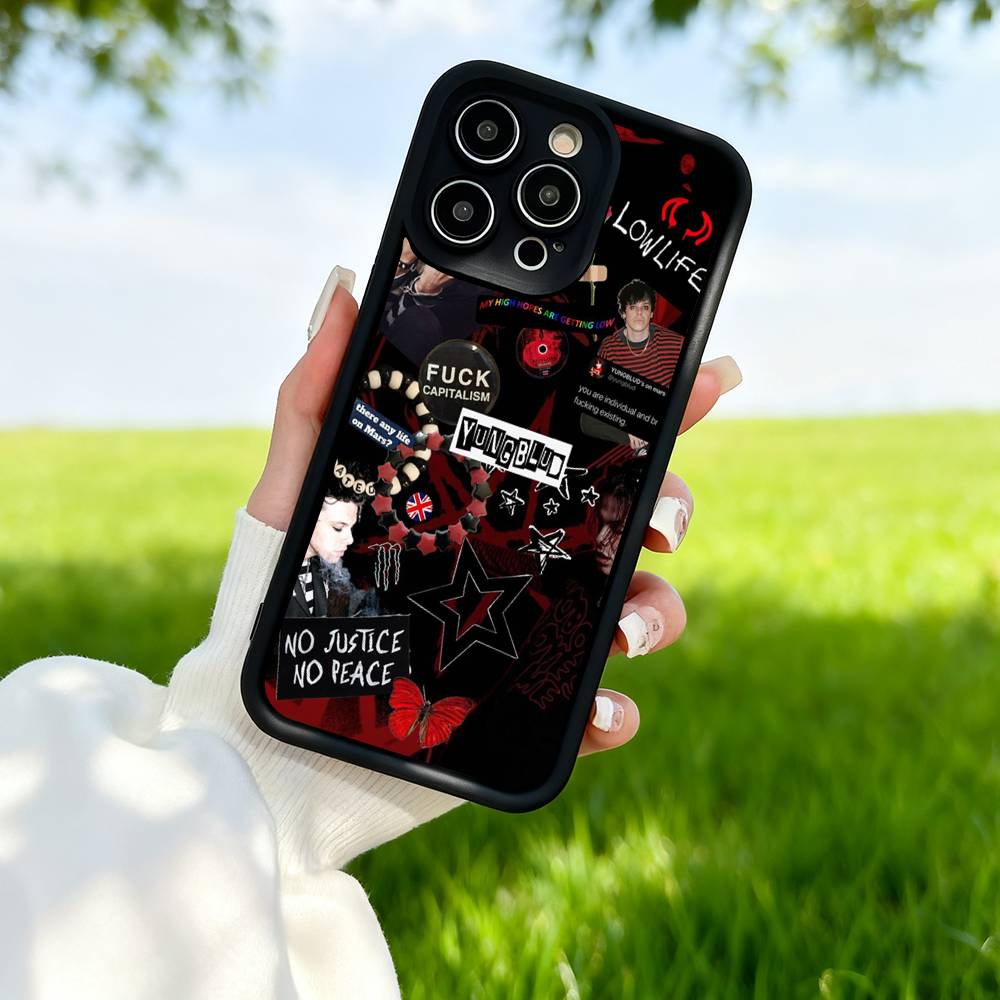 Силиконовый мягкий чехол для телефона Y-Yungblud-Lowlife для iPhone 17 16 15 14 13 12 11 Pro Max Plus 16E Ударопрочная задняя крышка