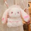 Rabbit Plush Toy Bags Backpack Cartoon Animal Style Girls Party Wear Casual