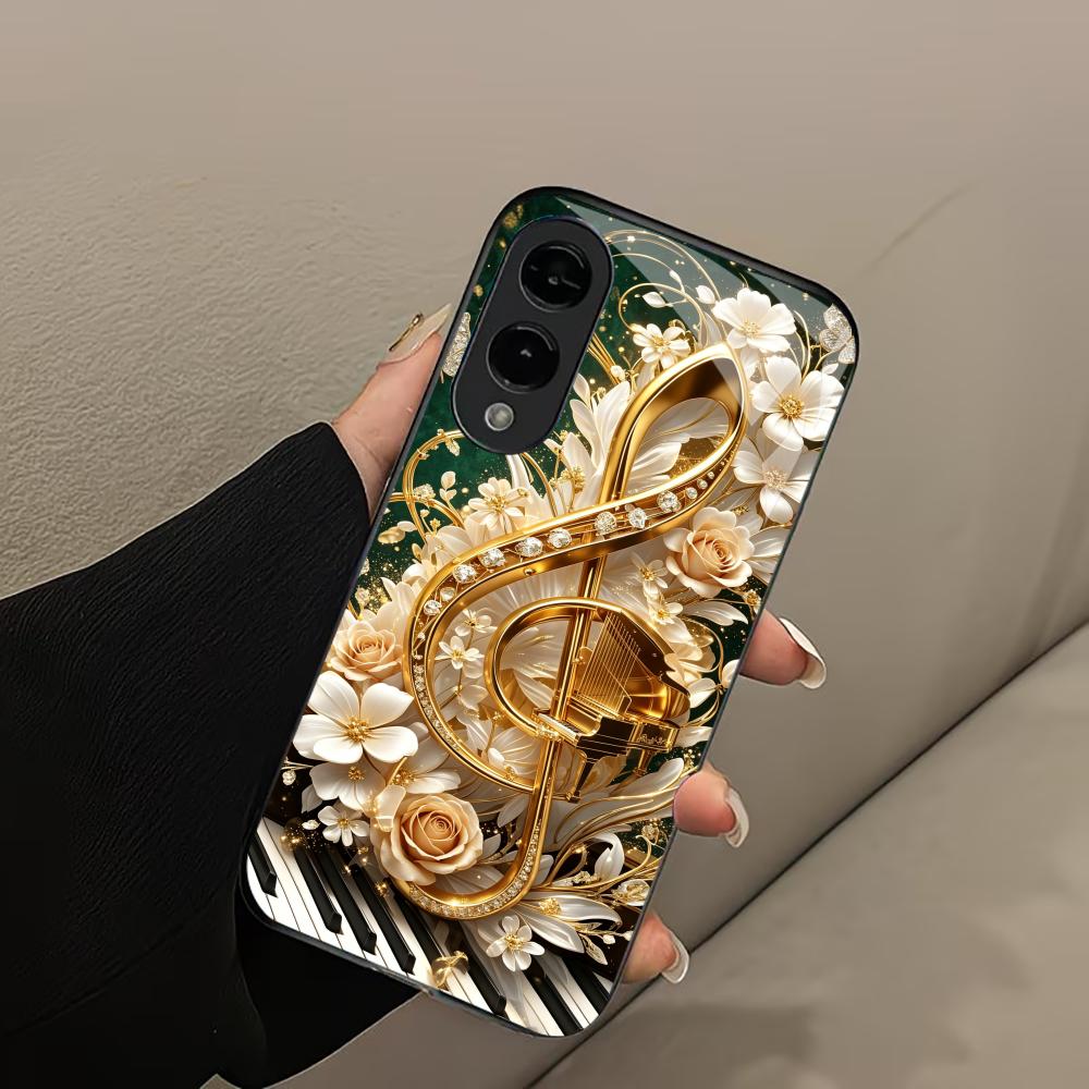 Лепестки окружают Чехлы для телефонов Note fashion чехол стекло для Samsung Galaxy S26 S25 S24 S23 S22 FE Ultra Plus