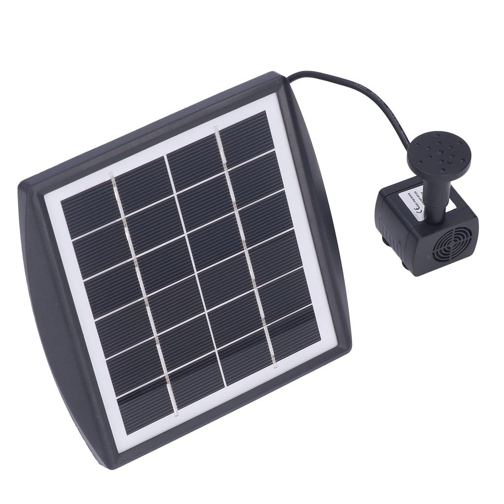 Солнечный насос для фонтана с оксигенацией, бесщеточный погружной насос для пруда, бассейна, аквариума