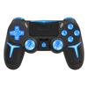 Беспроводной Bluetooth игровой контроллер для PS4 с RGB-подсветкой, двойной вибрацией, шестиосевой, черный