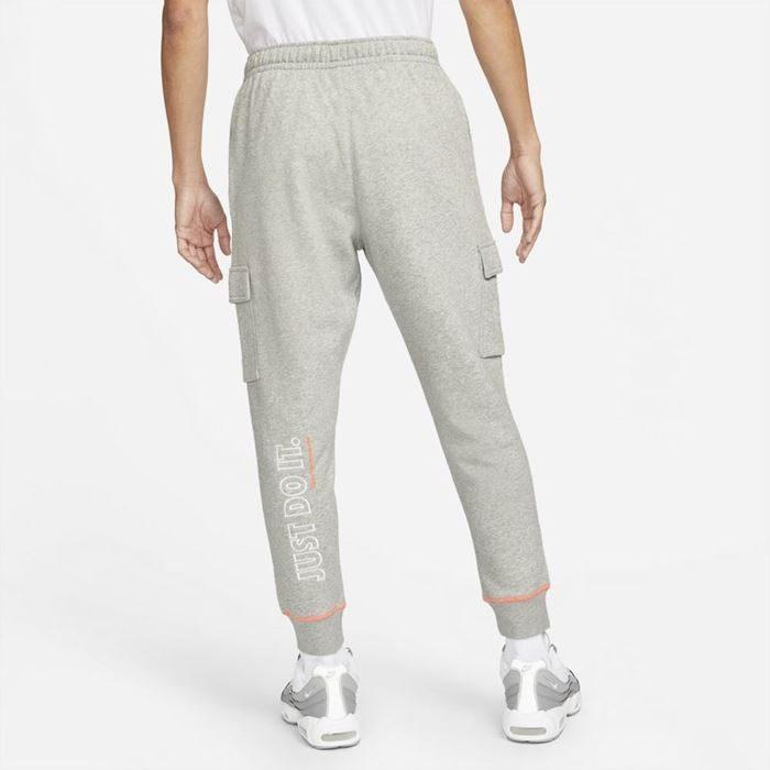 Nike Повседневные брюки мужские серые утолщенные с манжетами DD6268-063