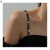 Bra Shoulder Strap Sparkling Rhinestone Anti-Slip Shoulder Straps Adjustable Women Underwear Accessories