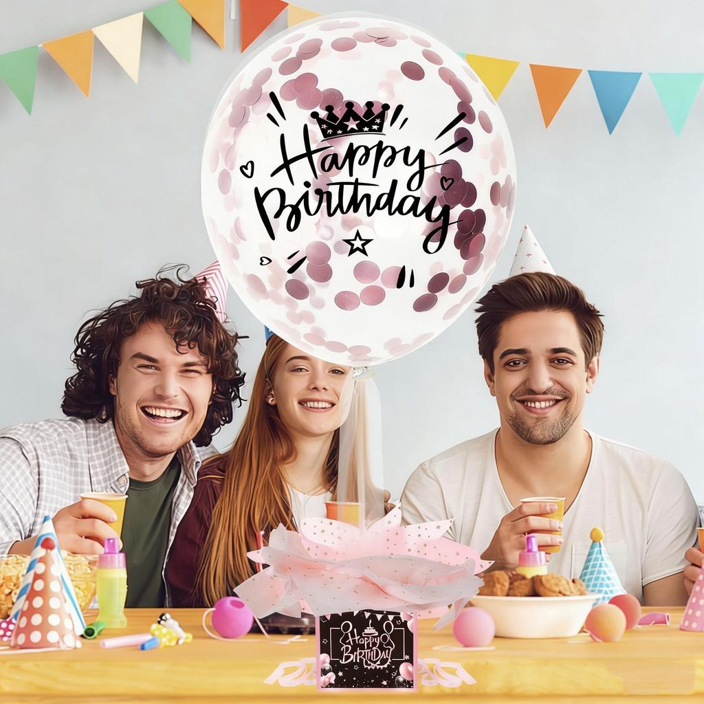 Star-shaped Hanging Banner Cross-border Birthday Money Box Birthday Party Decoration Birthday Party Atmosphere