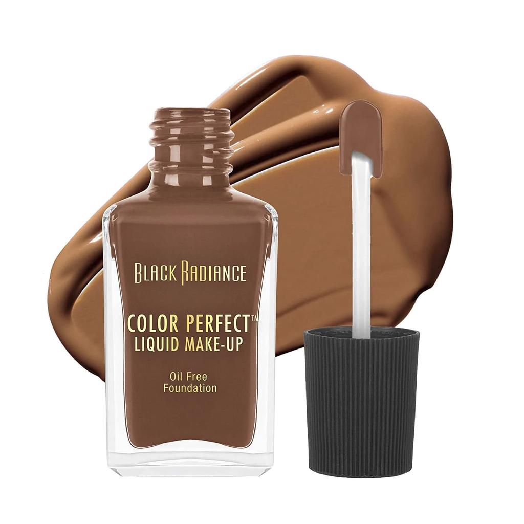Black Radiance Color Perfect, Liquid Makeup Mattifying Foundation, 8412 Cashmere, 1 Fl Oz (30 Ml)