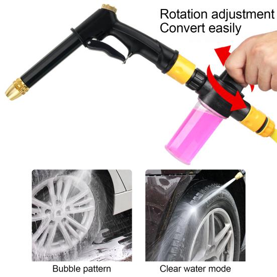 Автомобильные аксессуары, 1 комплект, насадка для мойки высокого давления, эффективная, прочная, не выцветающая, многофункциональная головка для мойки автомобилей для двора