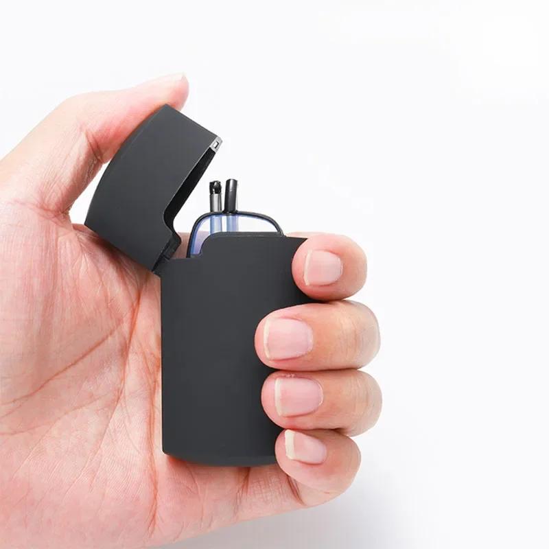 Складные очки для чтения с высокой четкостью, анти-синий свет, унисекс, портативные очки по рецепту с футляром, складные очки