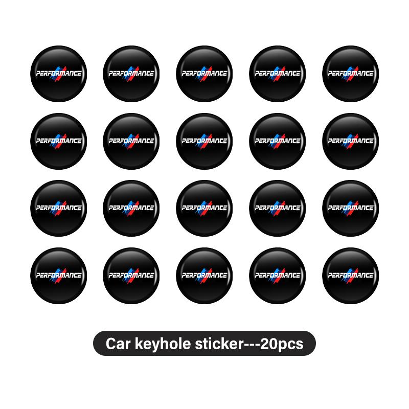 Для BMW Стайлинг автомобиля Замок Замочная скважина Наклейки против блокировки Украшение Аксессуар G30 G20 M3 M5 E91 E92 E93 E36 E70 X3 X4 X5 X1 E39