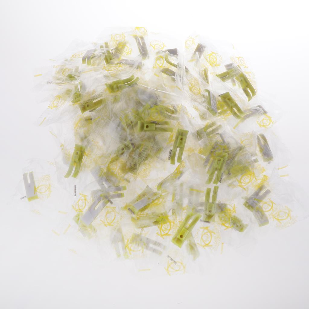 100pcs Plastic MT 18 Non Stick Presser Foot for Industrial Sewing Machines