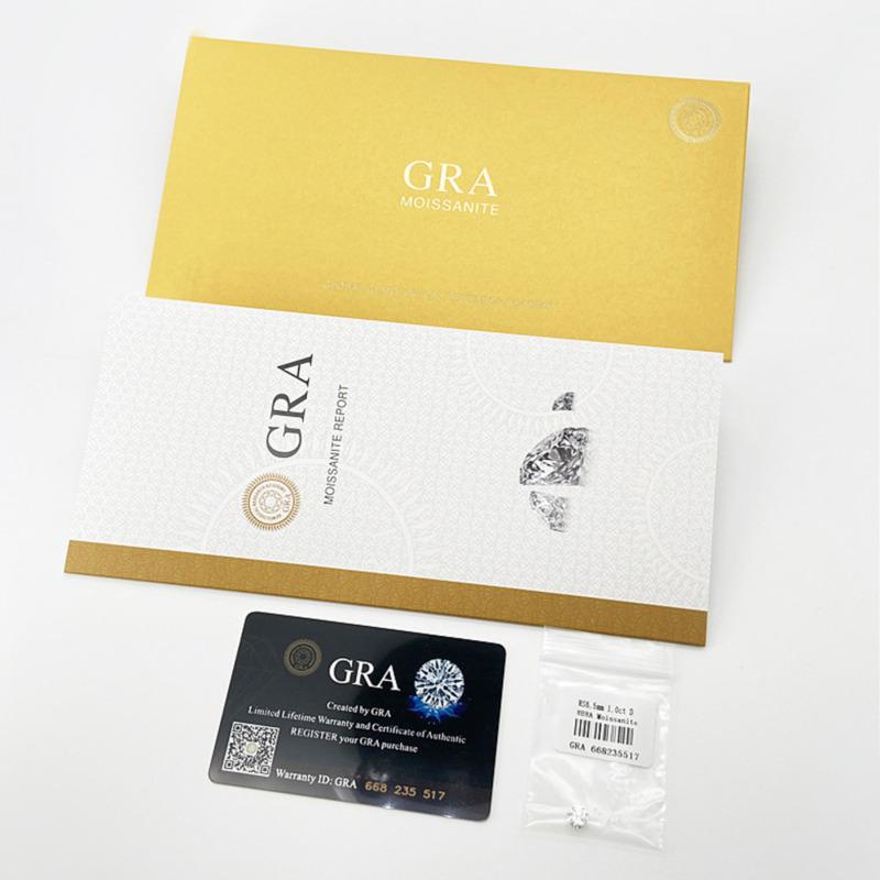 Cellacity Princess Cut Moissanite Loose Gemstone 0.6CT--6.0CT D Color VVS1 For Women Jewelry Diamond Ring Material With GRA