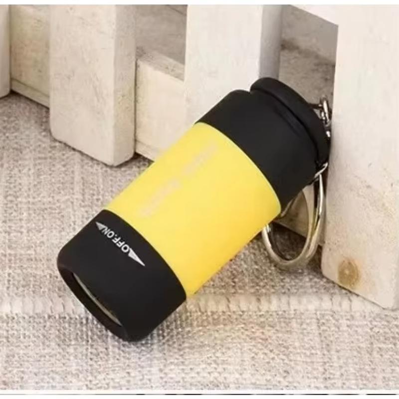 Светодиодный микрокарманный фонарик Портативный USB перезаряжаемый фонарик-брелок Водонепроницаемый Домашний Уличный Походный Кемпинговый Фонарик