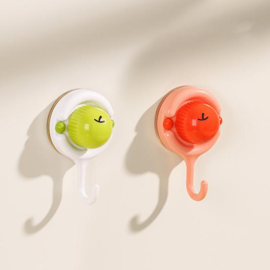 Крючок Присоска с Сильной Несущей Способностью Настенный Крючок Вращающаяся Адсорбция Без Сверления Бесследная Установка Кухонный Крючок для Хранения