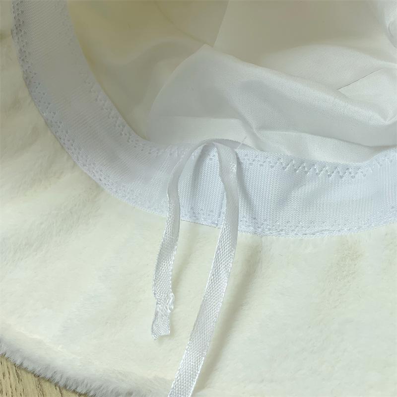 Плюшевая шляпа Женская осенне-зимняя шляпа-ведро Теплая шляпа-ведро Шляпа-цилиндр Шляпа-ведро