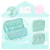 RosyPosy soft Adorn decoration pencil case, large-capacity folded standing stationery bag, pain pencil case can be decorated