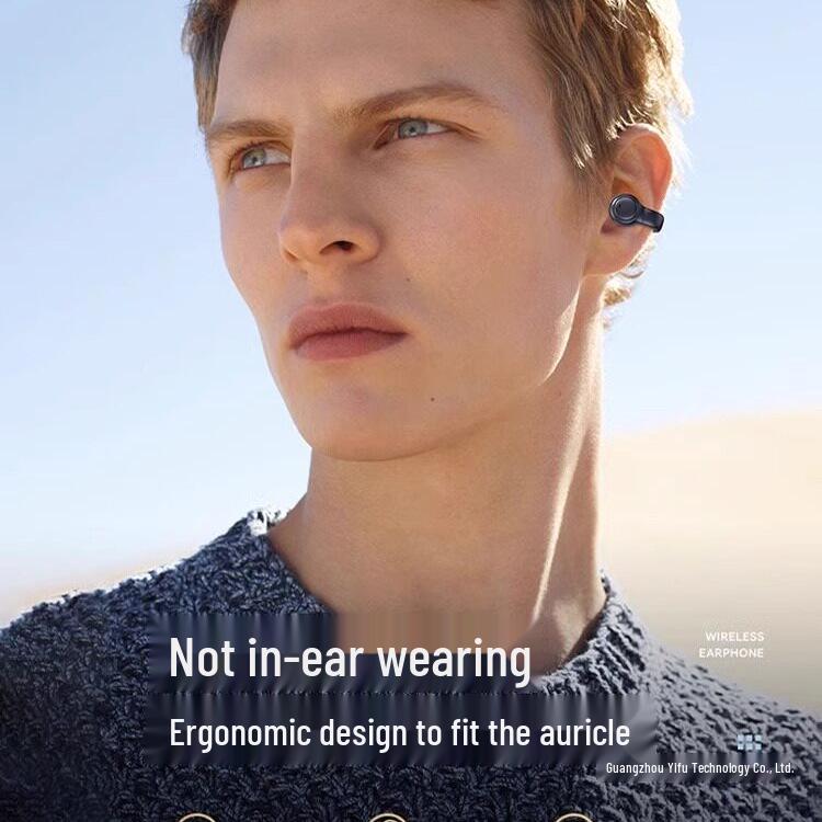 2026 Новая модель Bluetooth-наушников с костной проводимостью: Зажимное крепление, Высокое качество звука, Длительное время работы от аккумулятора, Не внутриканальная конструкция, Идеально для спорта.
