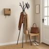 Black Floor Clothes Rack for Hallway Wardrobe