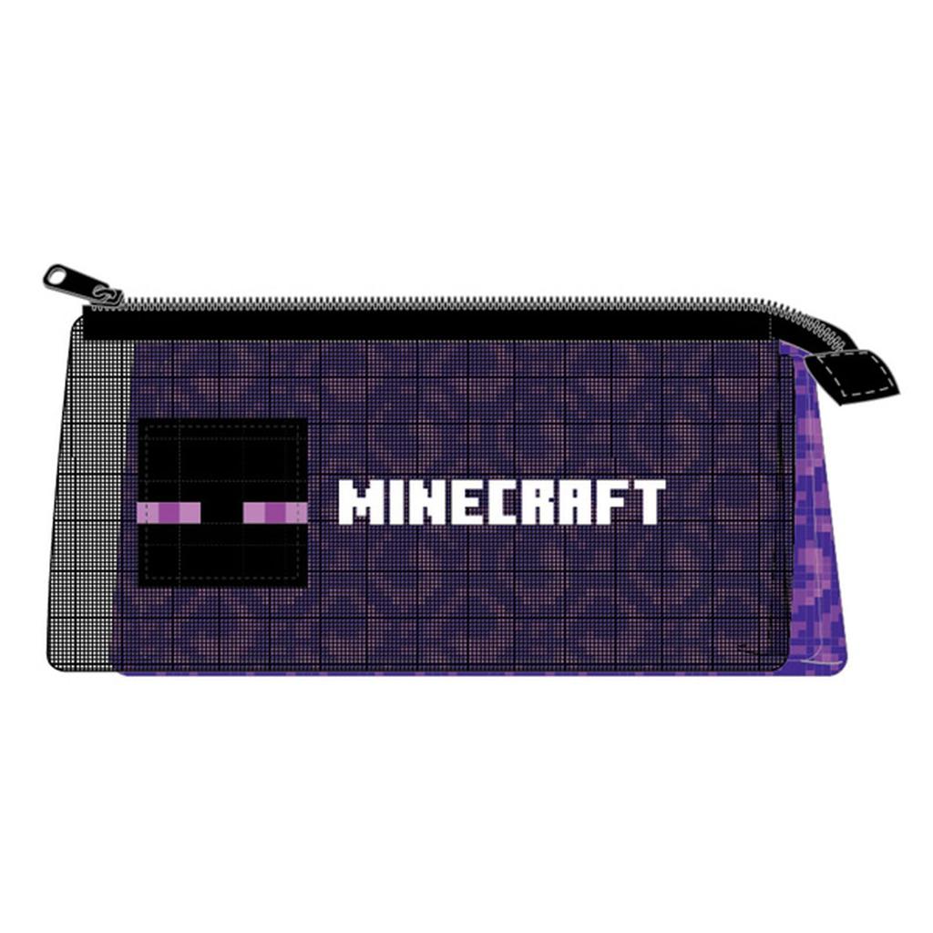 Minecraft Mesh Three Pocket Pouch Enderman x W20 x D4cm K-Company CM3P1-MCT-EM H9.5