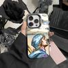 Чехол для телефона N-JoJo's Bizarre Adventure Для iPhone 17,16,15,14,13,12,Pro MAX Белый Матовый Ударопрочный Чехол