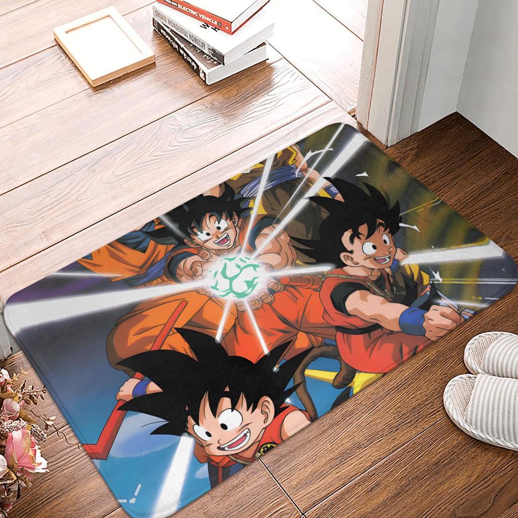 Goku Anime Dragon Ball Doormat Mat Anti-Slip Kitchen Bathroom Toilet Rug Carpet 40*60cm